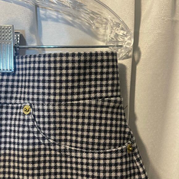 Michael Kors pull on legging size Medium Gingham blue/white - Picture 8 of 10